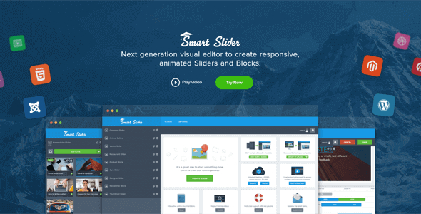 Smart Slider 3 PRO & 90+ Templates