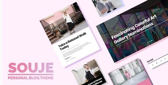 Souje - Personal WordPress Blog Theme