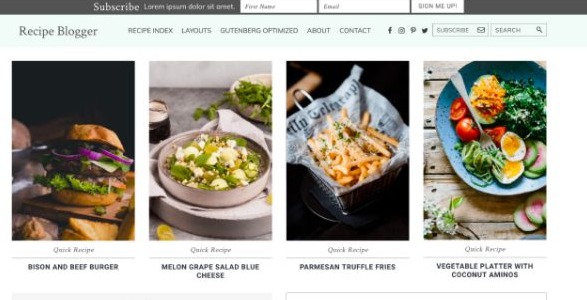 Studiopress – Recipe Blogger