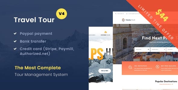 Travel Tour - Tour Booking, Travel Booking WordPress Theme
