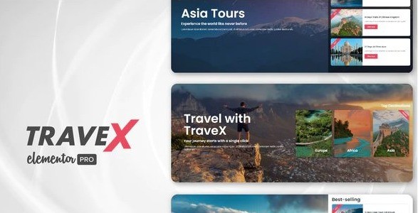 TraveX - Travel & Tour Agency Template Kit