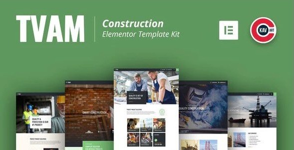Tvam - Construction Elementor Template Kit