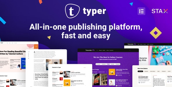 Typer - Amazing Blog and Multi Author Publishing Theme - 1