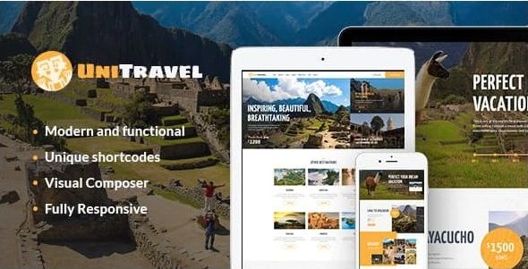 UniTravel | Travel Agency & Tourism Bureau WordPress Theme