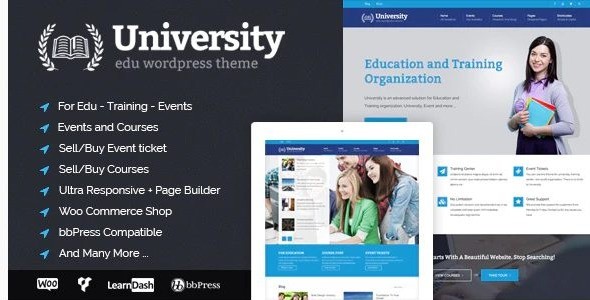 University - Education, Event and Course Theme