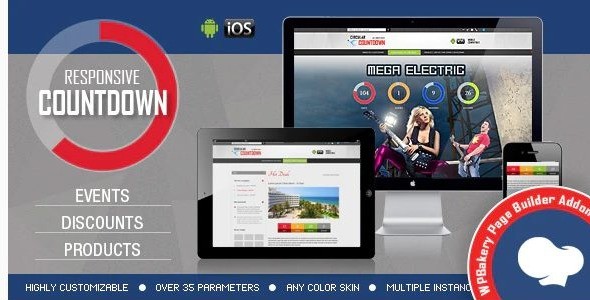 Visual Composer Addon - CountDown Timer PRO for WPBakery Page Builder