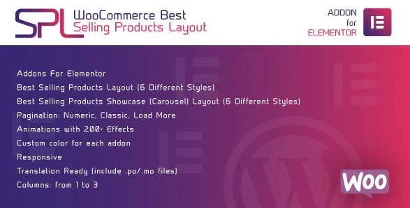 WooCommerce Best Selling Products for Elementor