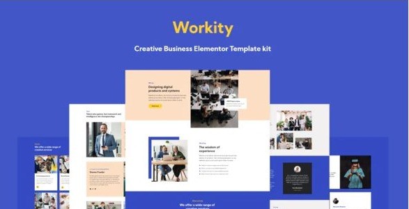 Workity- Creative Business Elementor Template kit