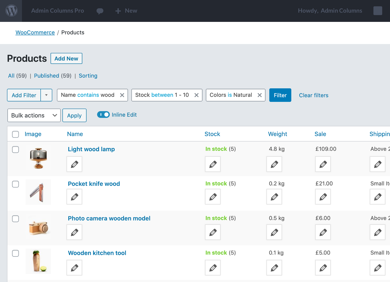 Admin Columns Pro - WooCommerce Addon Admin Columns Pro - WooCommerce Addon