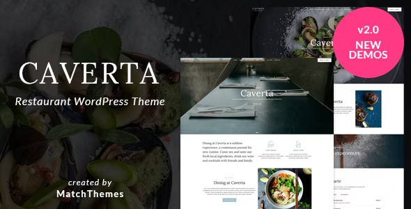 Caverta - Restaurant Cafe Theme