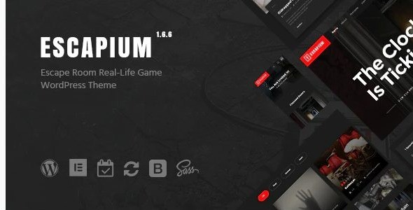 Escapium - Escape Room Game WordPress Theme