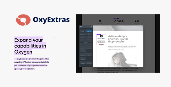 OxyExtras - Oxygen Builder Add-on